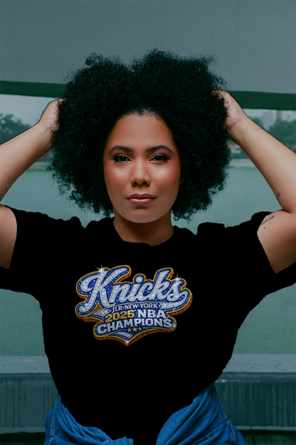 JLR NY Knicks Women V Neck T-Shirt
