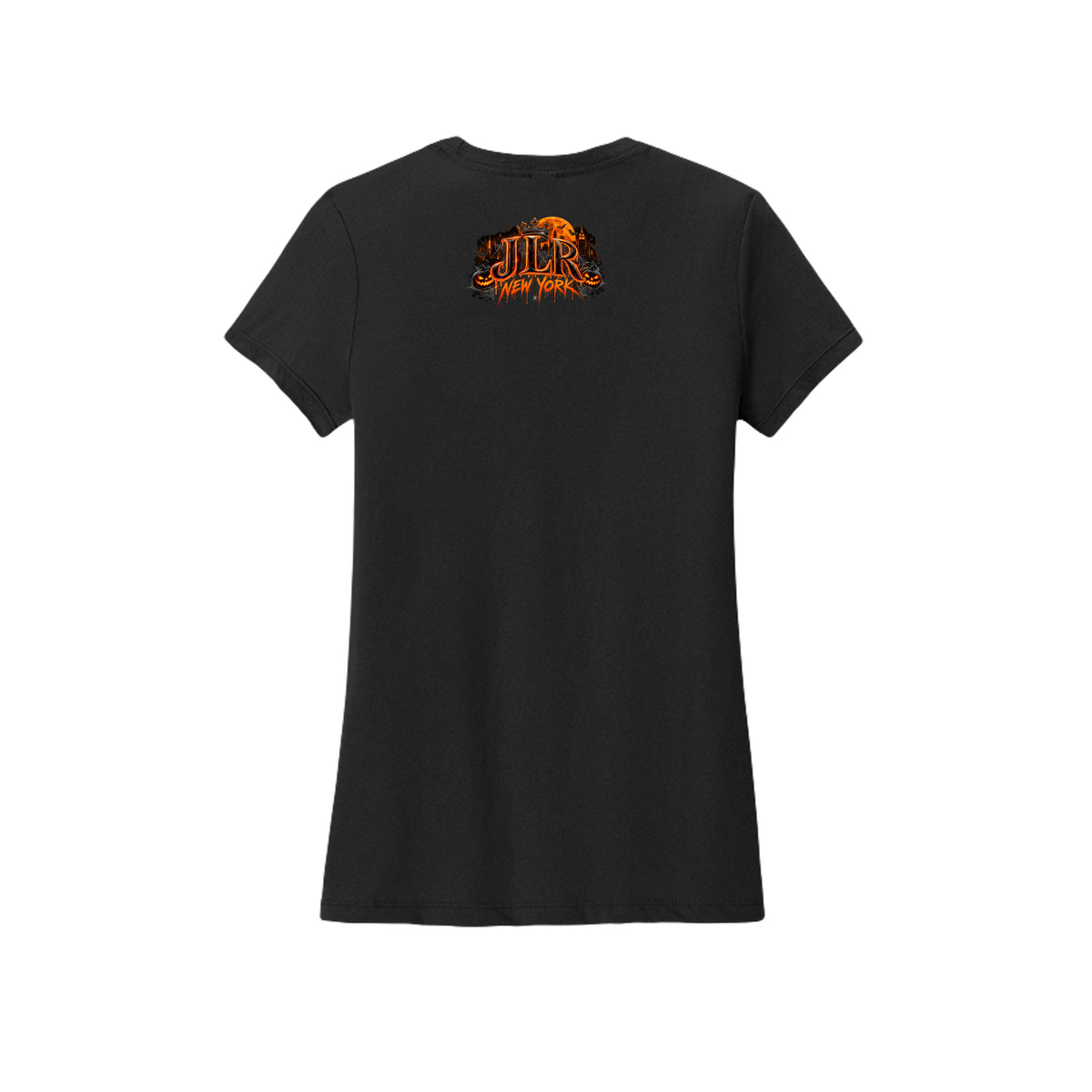 Halloween Jill Graphic Fitted T-Shirt