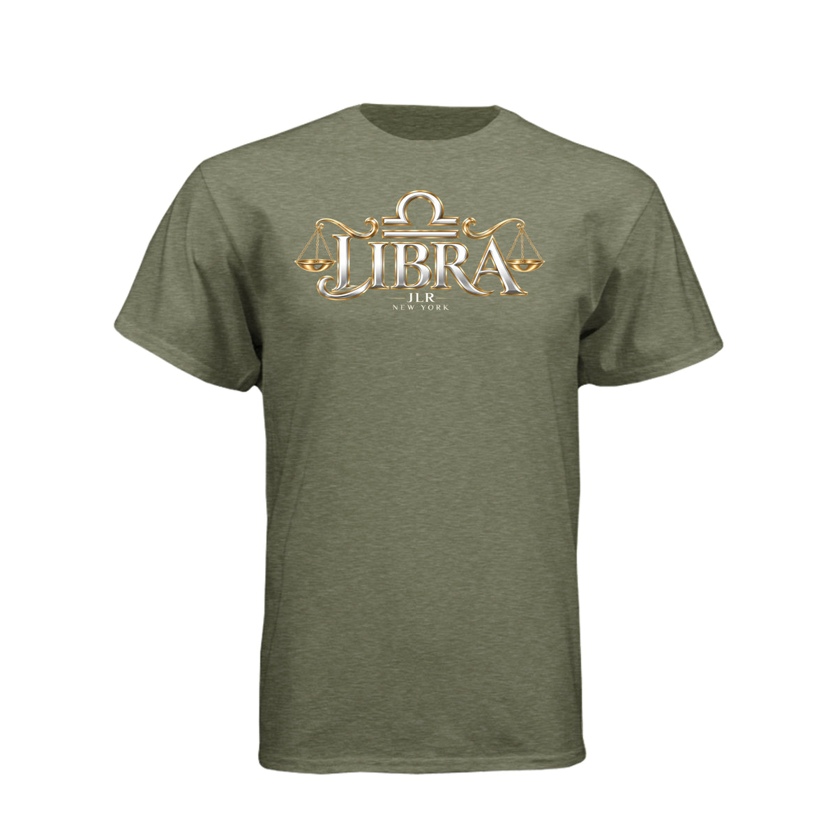 Libra Zodiac Crew Neck T-Shirt