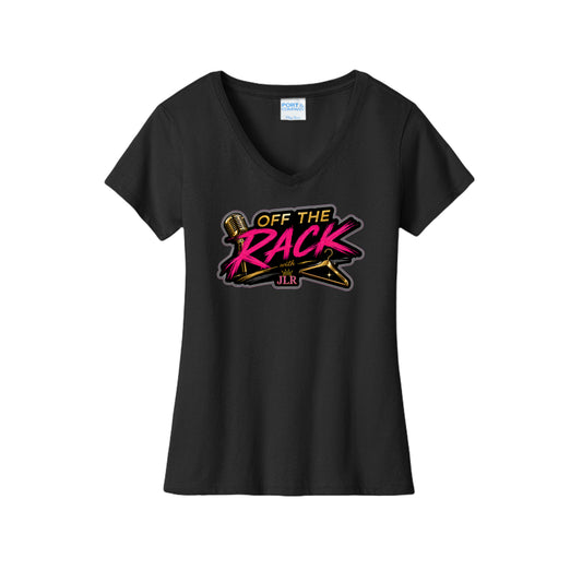 Women V-Neck Fitted T-Shirt