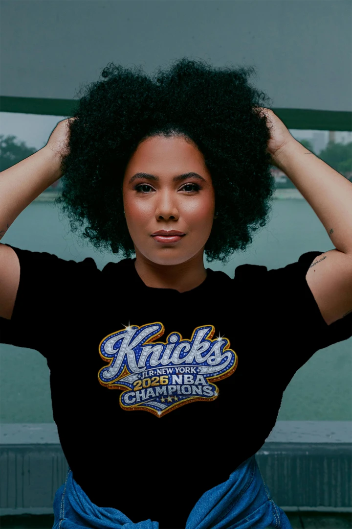 JLR NY Knicks Women V Neck T-Shirt