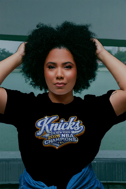 JLR NY Knicks Women V Neck T-Shirt