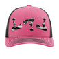 Hot Pink/ Black - FRONT