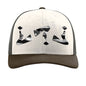 Cream/ Grey Brown/ Brown - FRONT