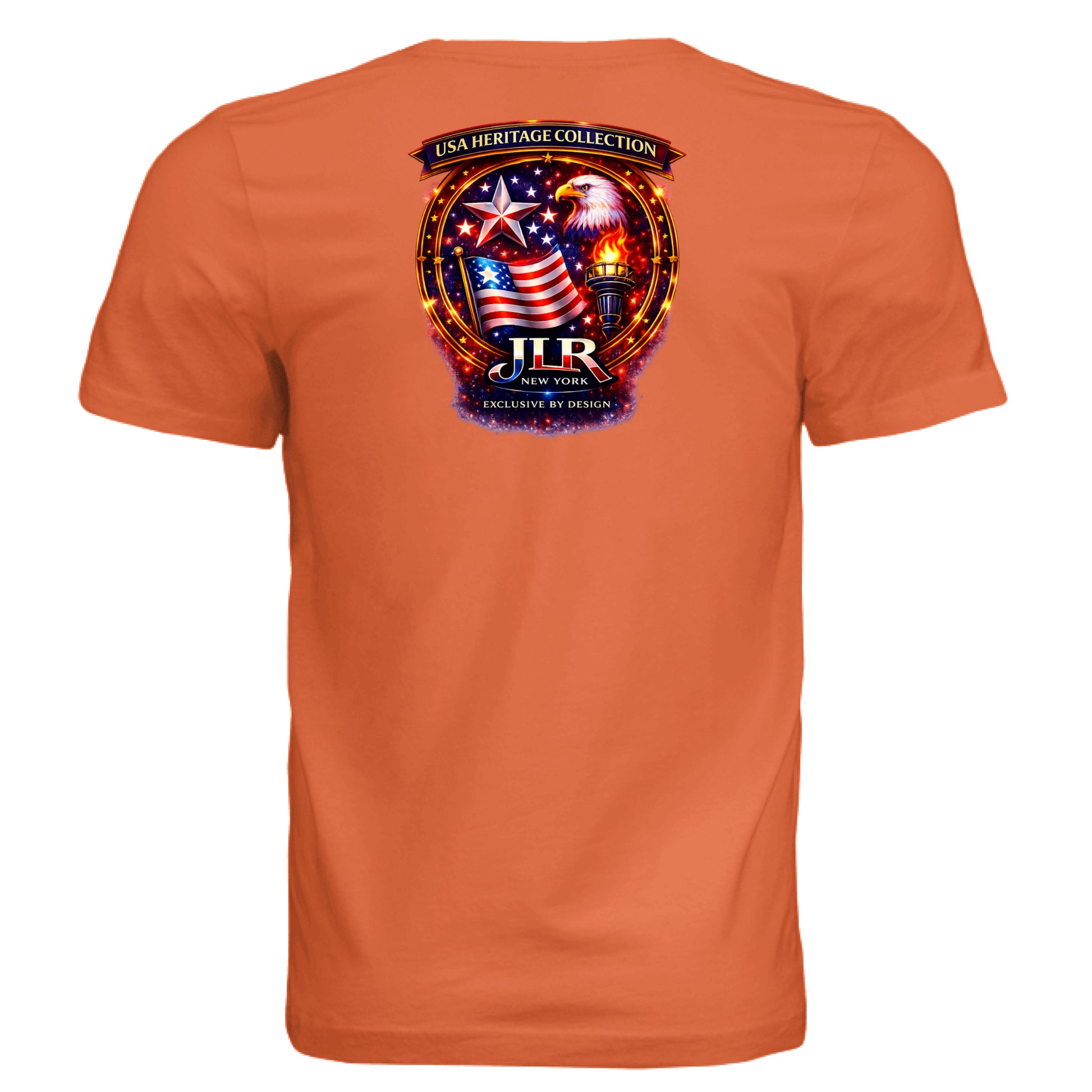 Solid Orange Triblend - BACK