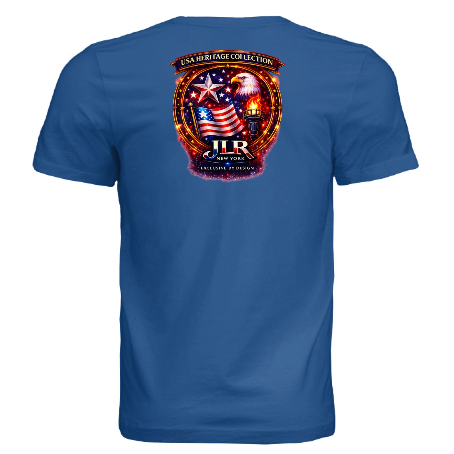 Solid True Royal Triblend - BACK