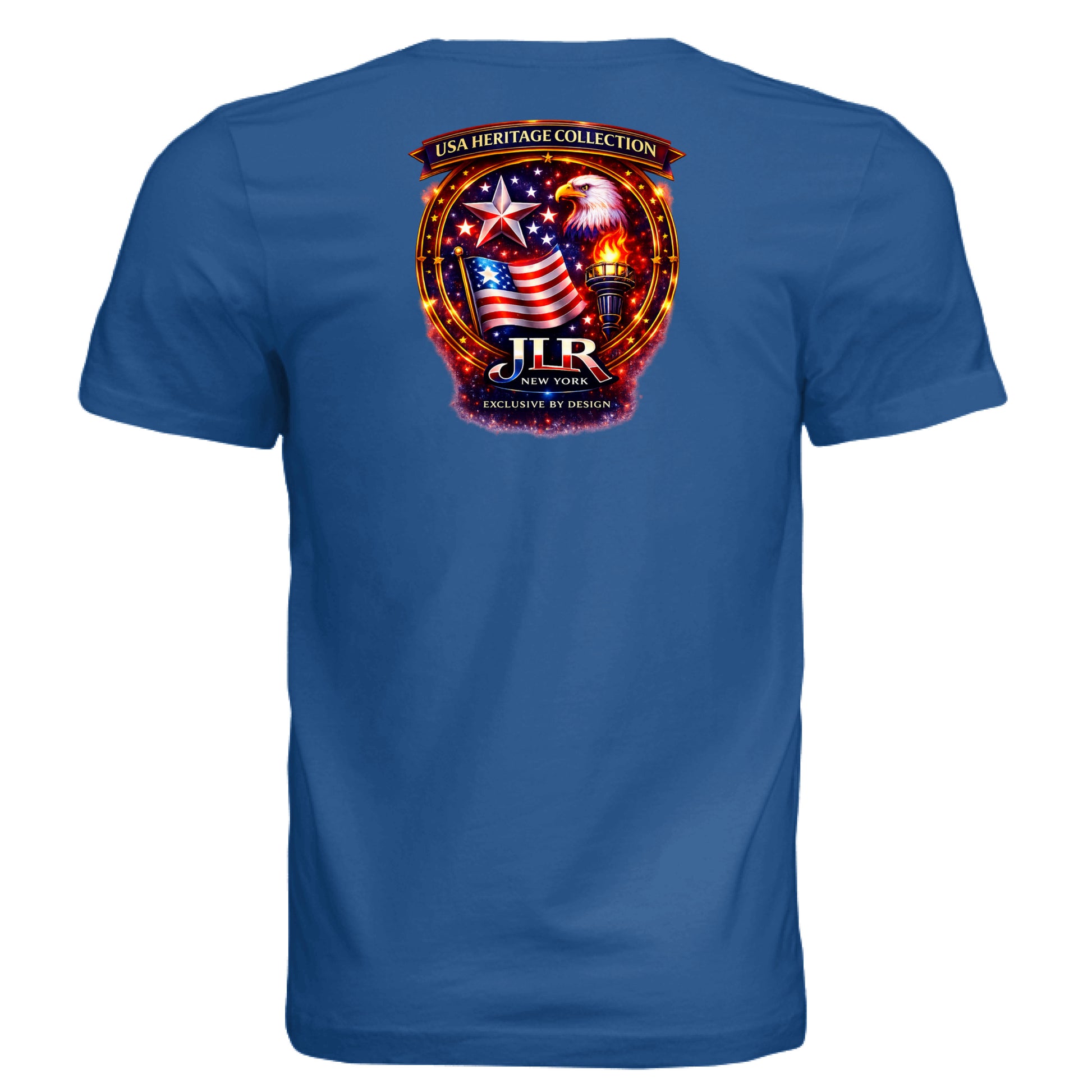 Solid True Royal Triblend - BACK