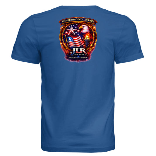 Solid True Royal Triblend - BACK