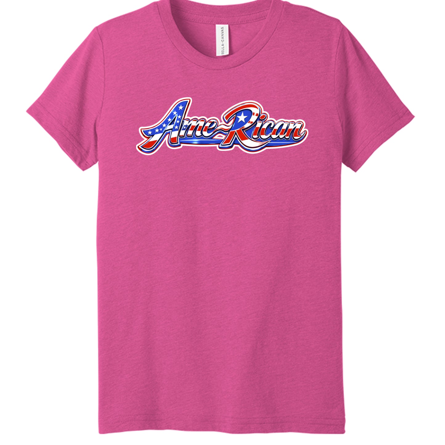 Charity Pink Triblend - 3413Y - FRONT